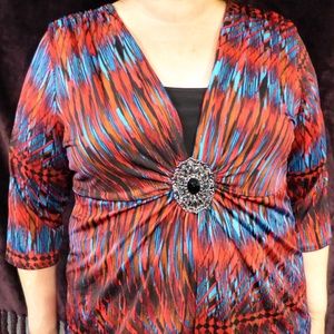 Elementz One-Piece Cardigan with Medal size 3X